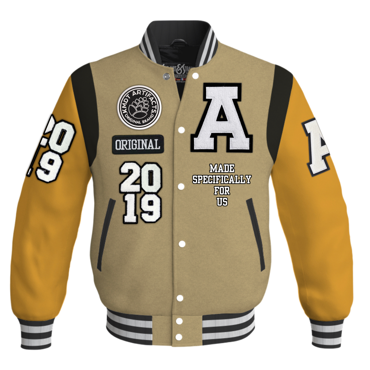 2019 A Letterman wheat / Tan