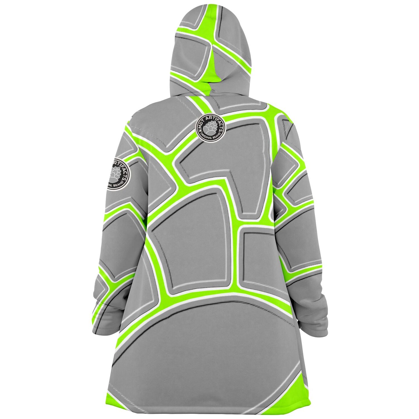 Microfleece Cloak - AOP Lime Cone