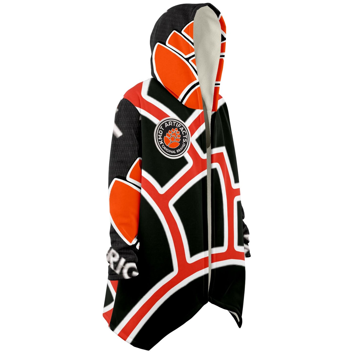 Microfleece Cloak - AOP Orange Cone