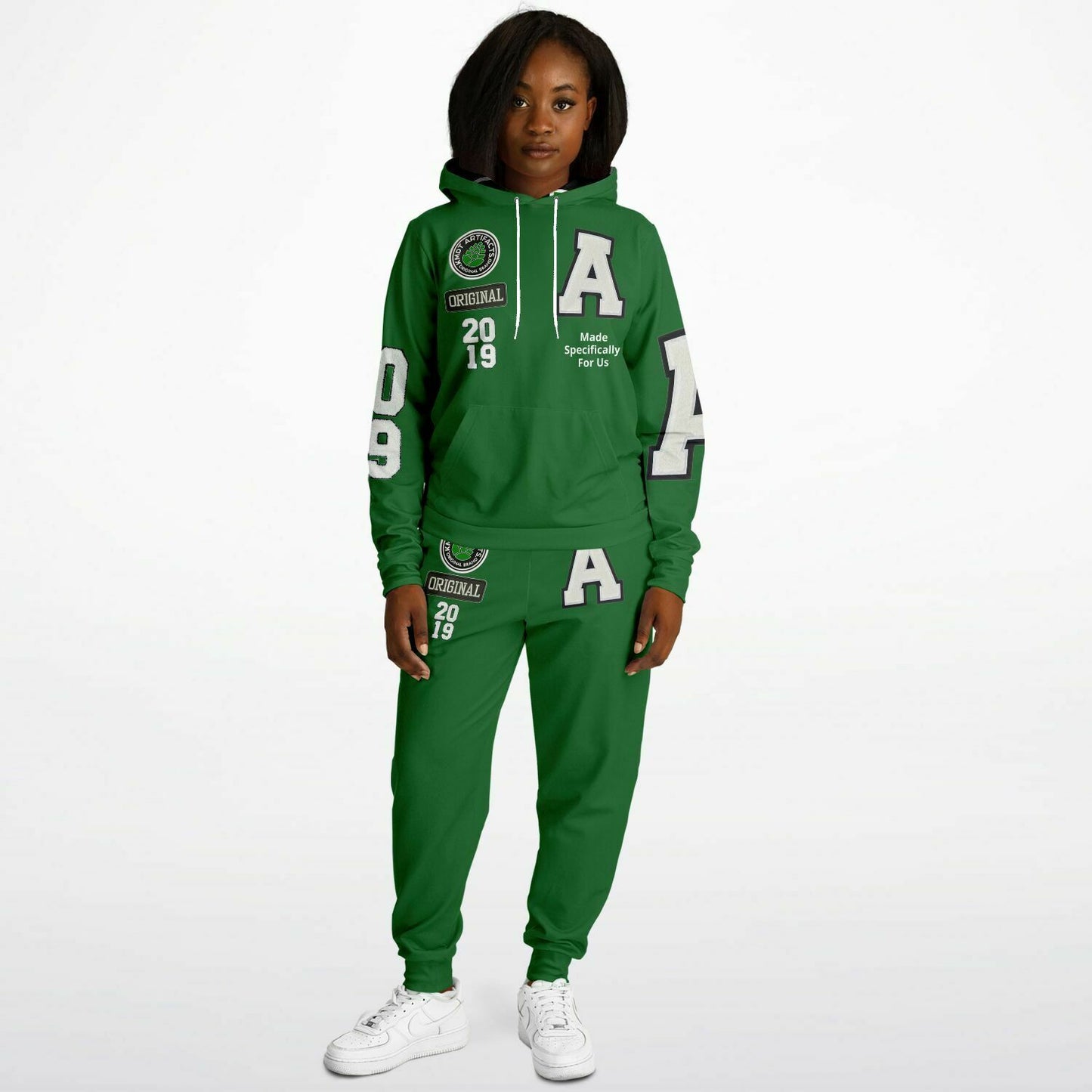 2019 Collection Green Fashion Hoodie & Jogger - AOP