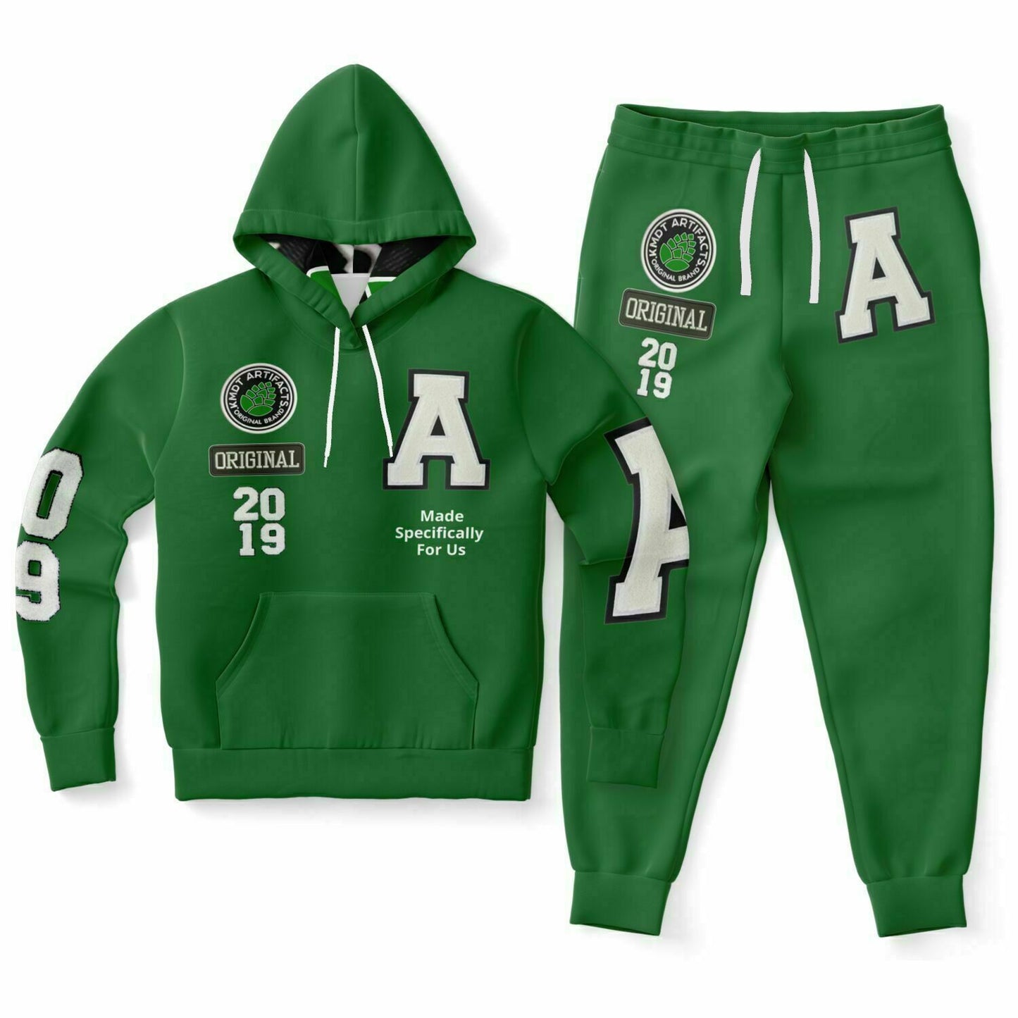 2019 Collection Green Fashion Hoodie & Jogger - AOP