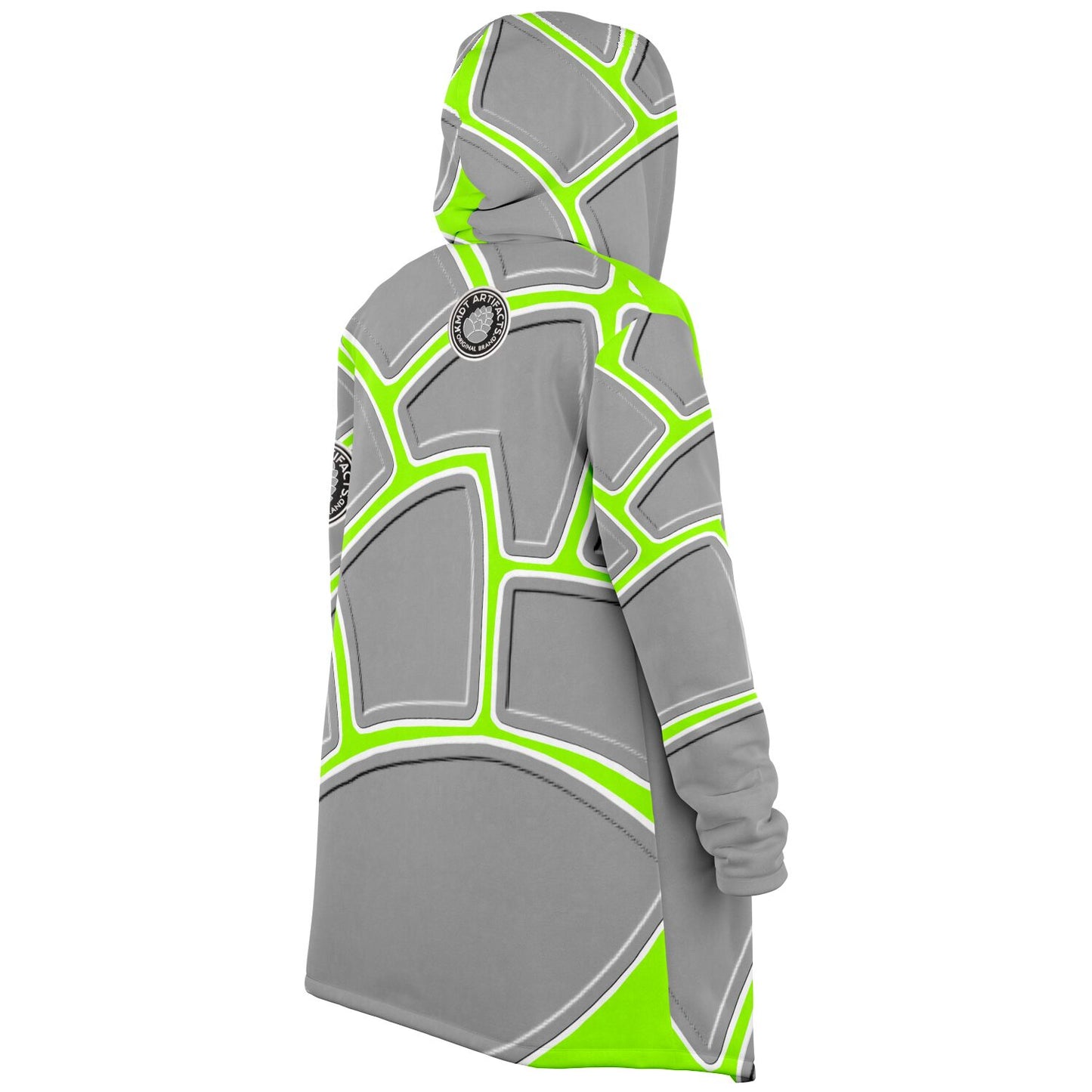 Microfleece Cloak - AOP Lime Cone