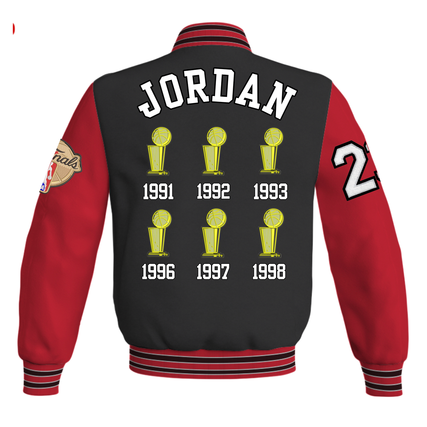 Jordan 6 Rings Letterman RD/BLK