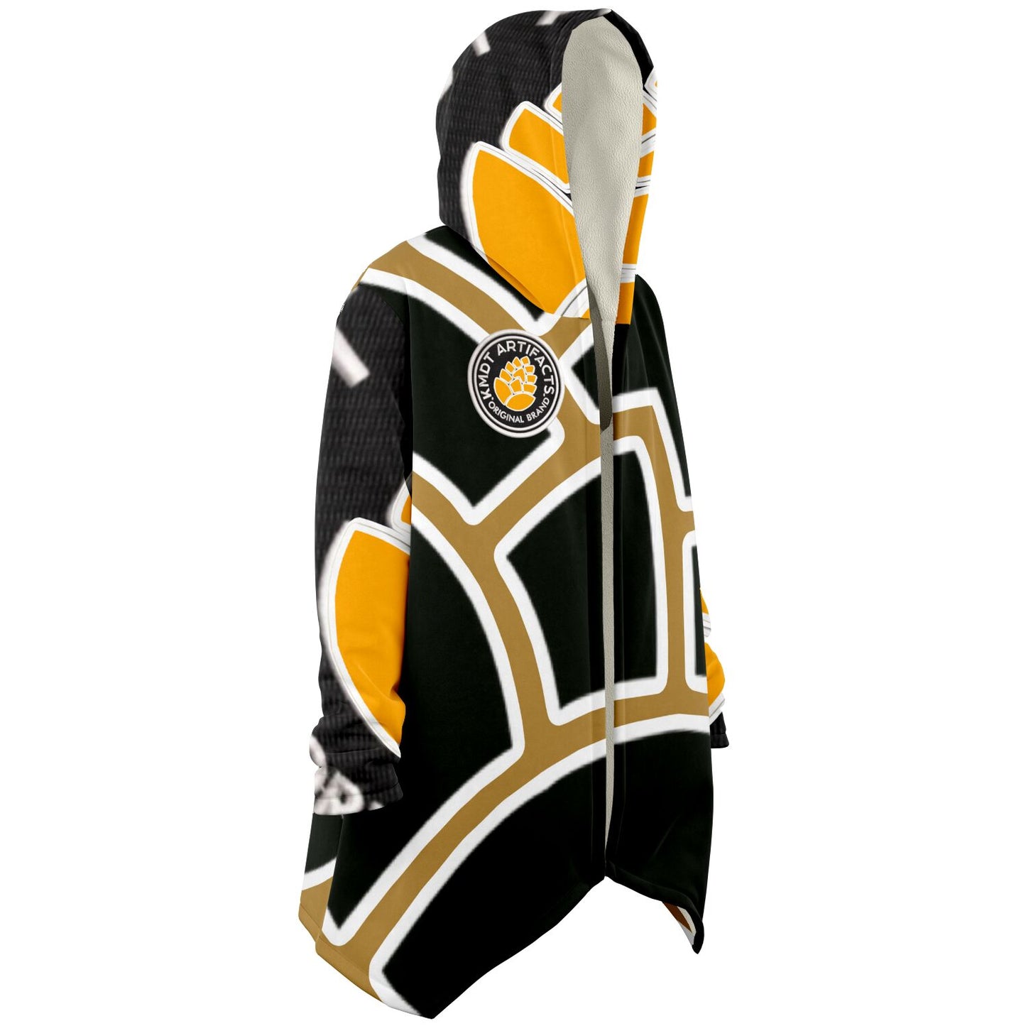 Microfleece Cloak - wheat cone AOP