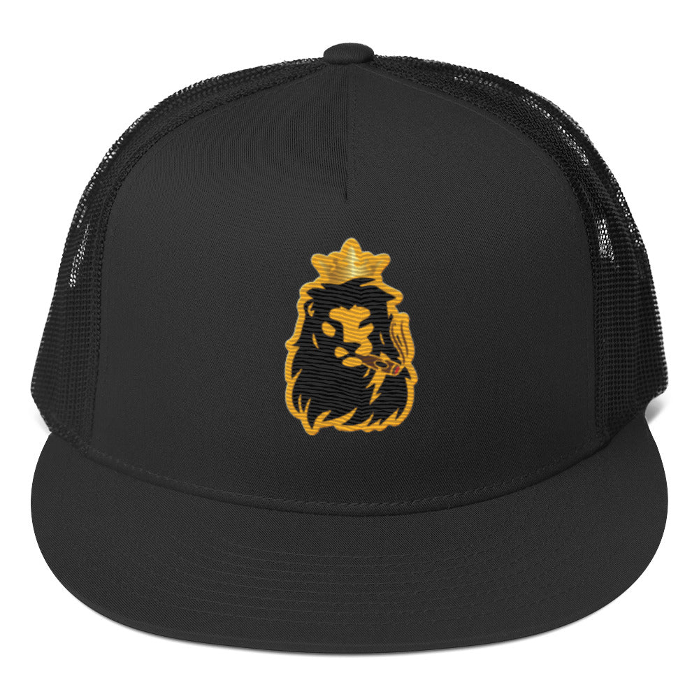 Smoking Lion Trucker Cap