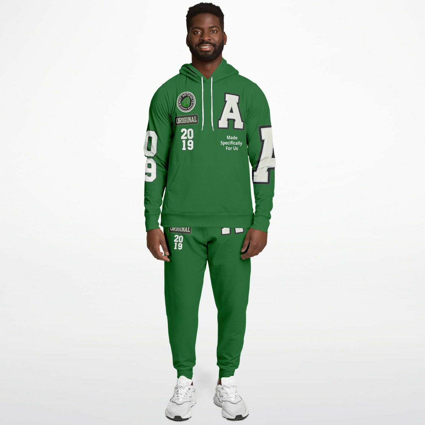 2019 Collection Green Fashion Hoodie & Jogger - AOP