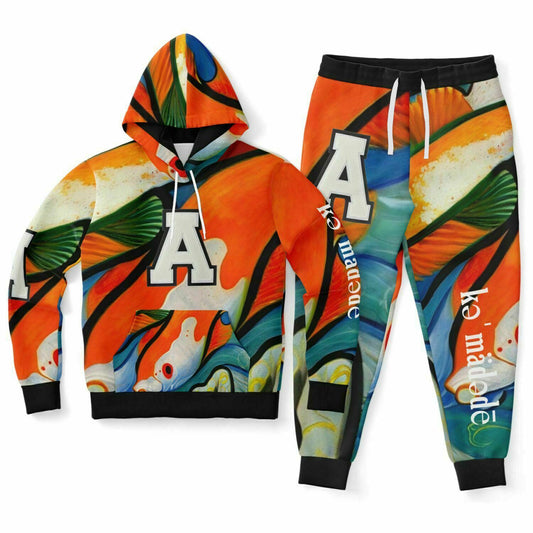 KOI Fish joint Fashion Hoodie & Jogger - AOP