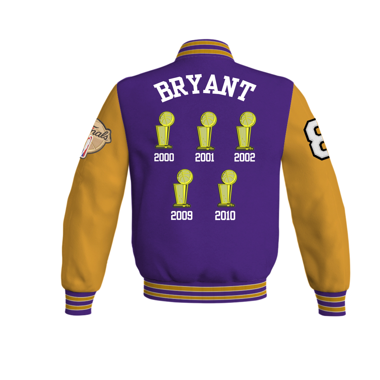 Kobe Letterman Purple and Gold joint