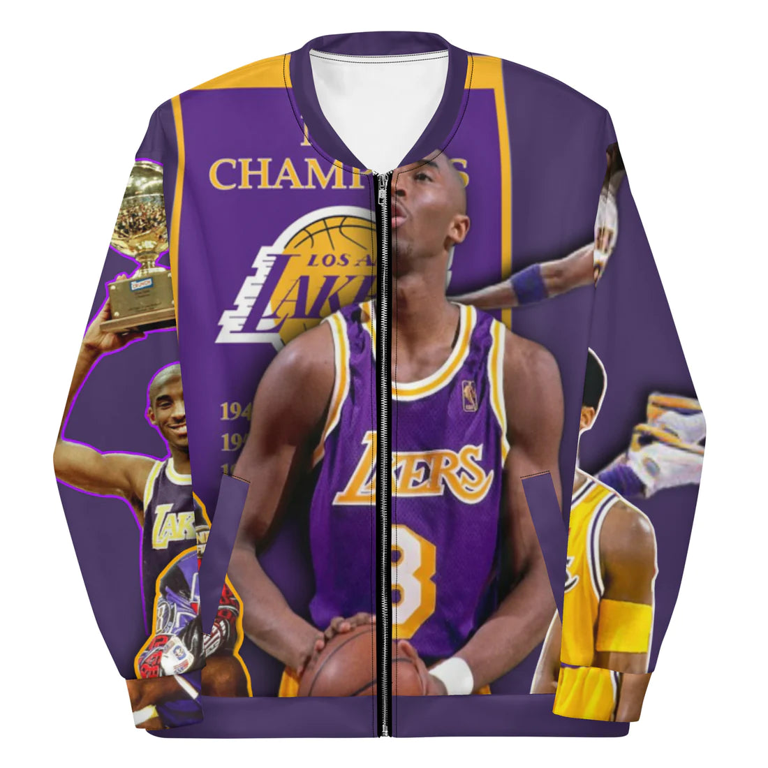 Kobe Letterman Purple and Gold joint