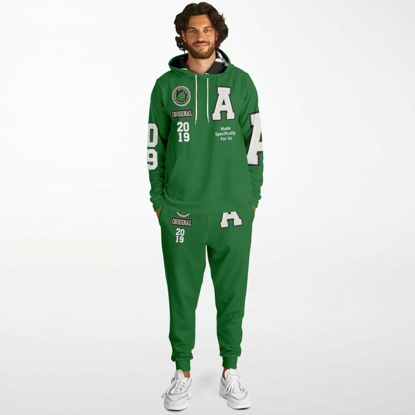 2019 Collection Green Fashion Hoodie & Jogger - AOP