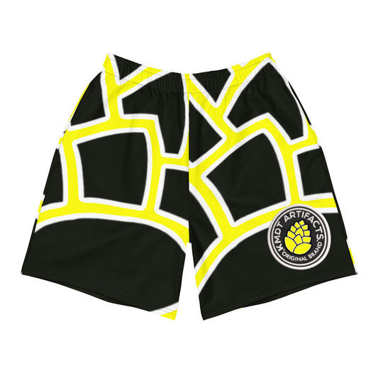 PineCone AO Gold/Blk Men's Recycled Athletic Shorts