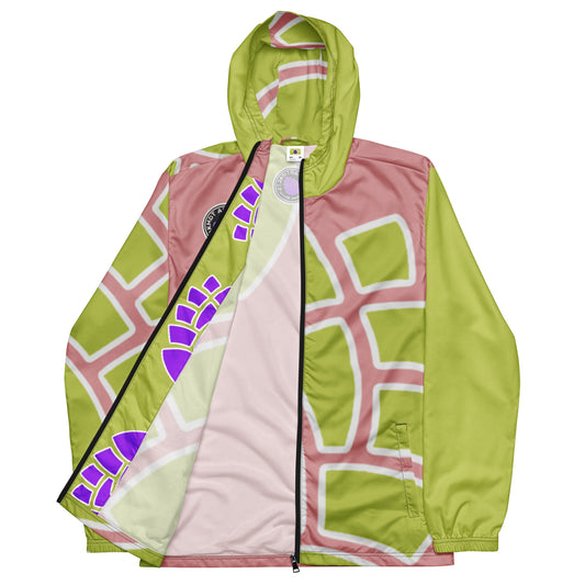 • Lime cone windbreaker