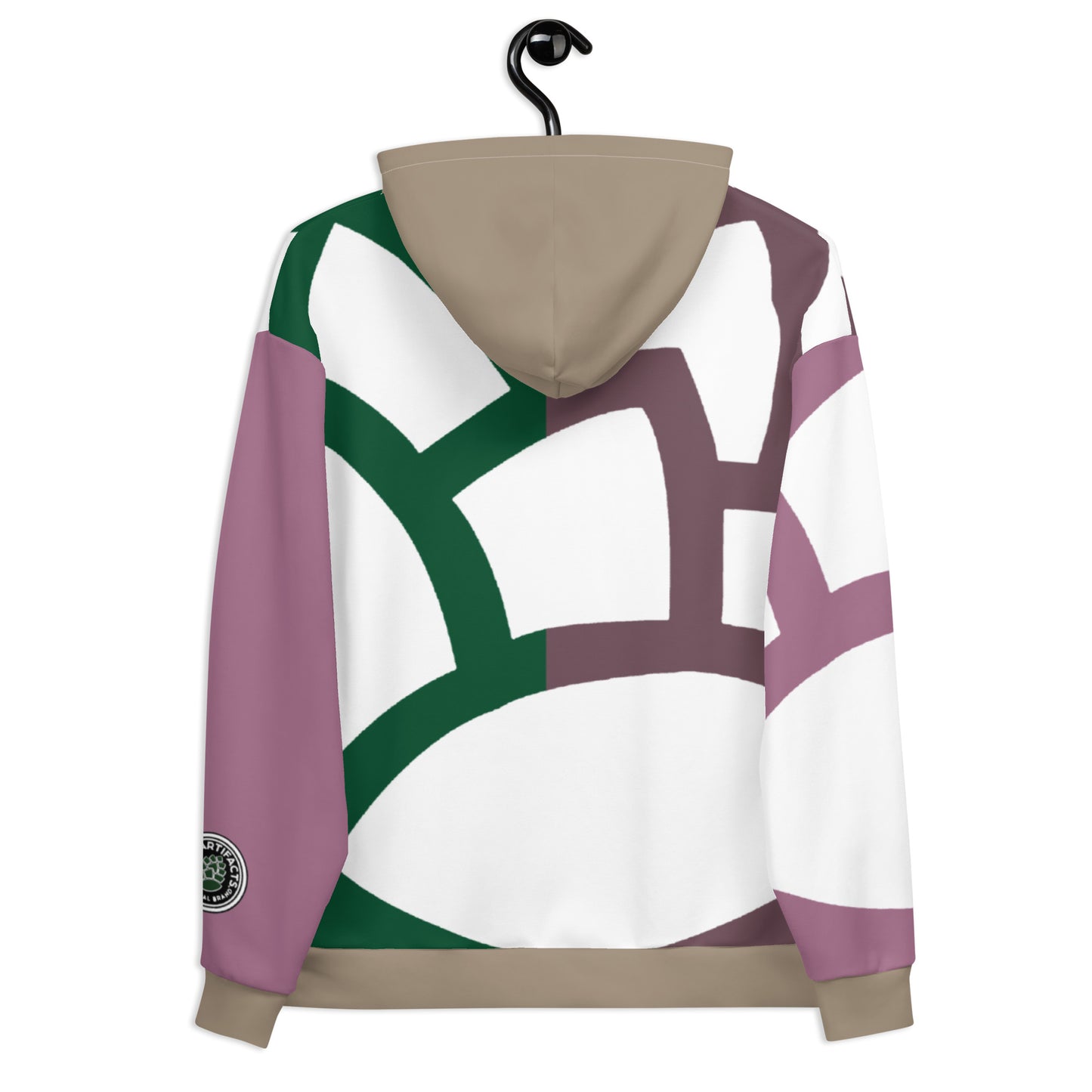 (L) Pine Cone A/O pink/grn  wmns Unisex Hoodie