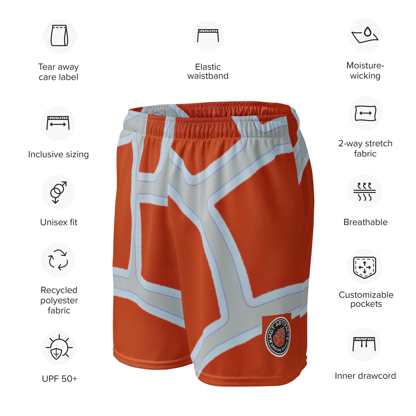 Artifacts Fashion Show Unisex mesh shorts