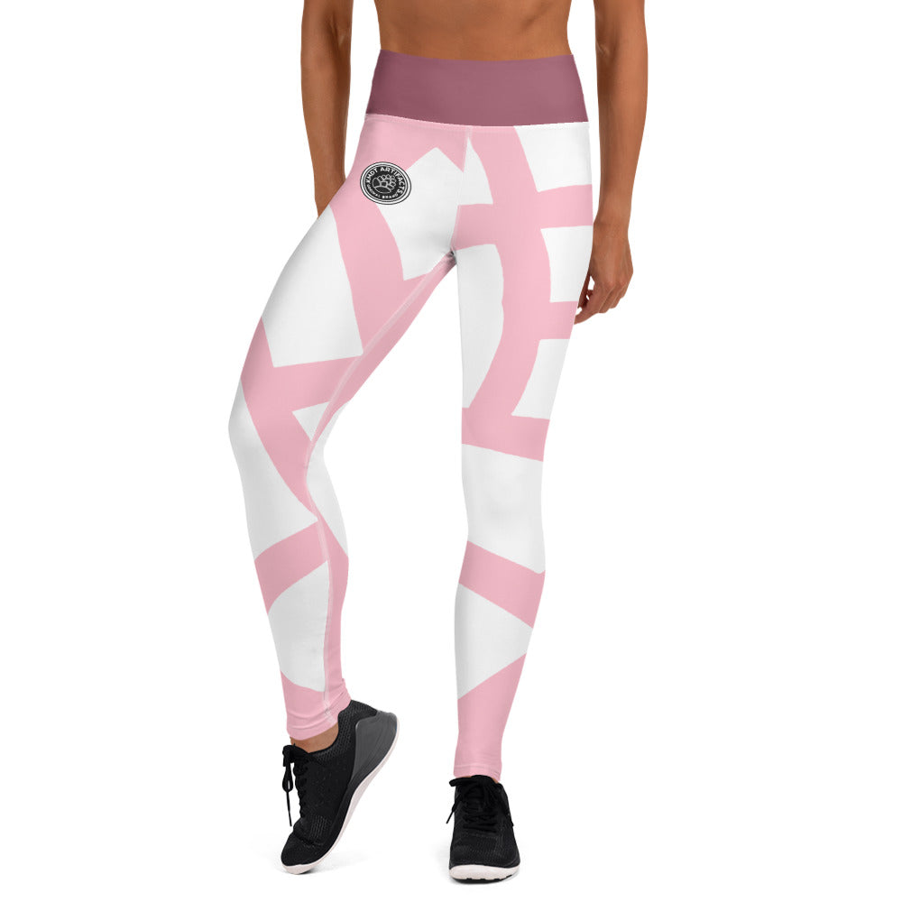 (L) PineCone Allover Yoga Leggings