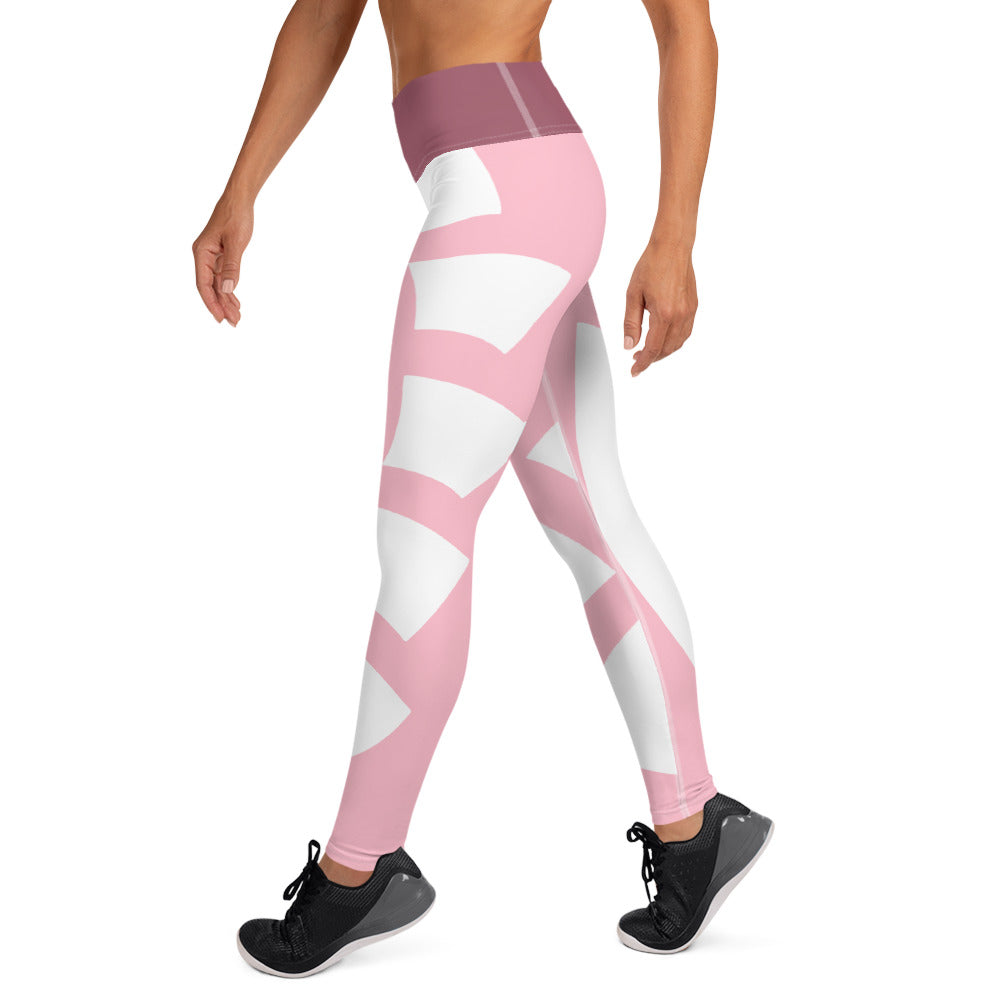 (L) PineCone Allover Yoga Leggings