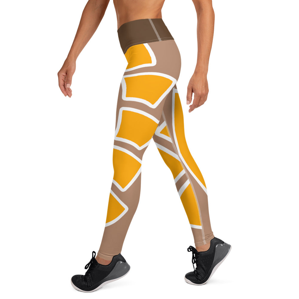 (L) PineCone All Over Loui Yoga Leggings