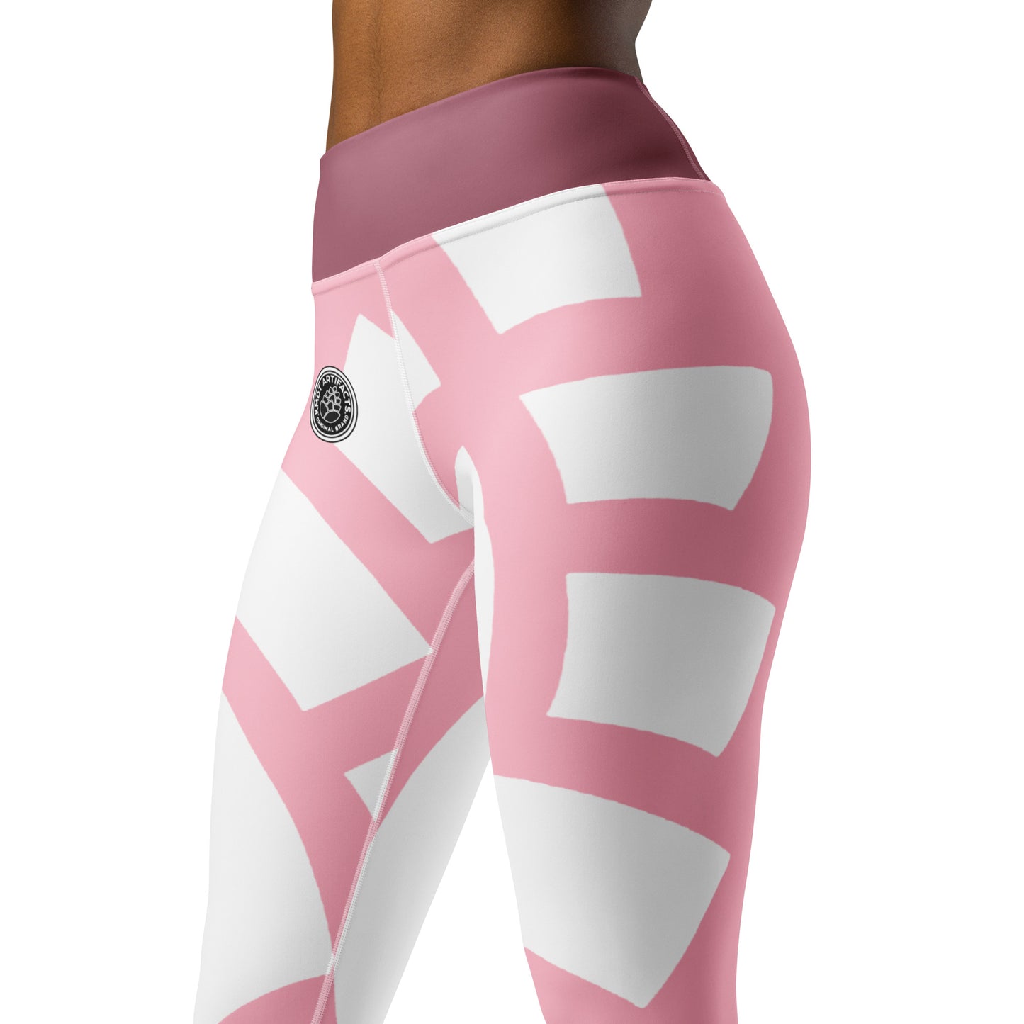 (L) PineCone Allover Yoga Leggings