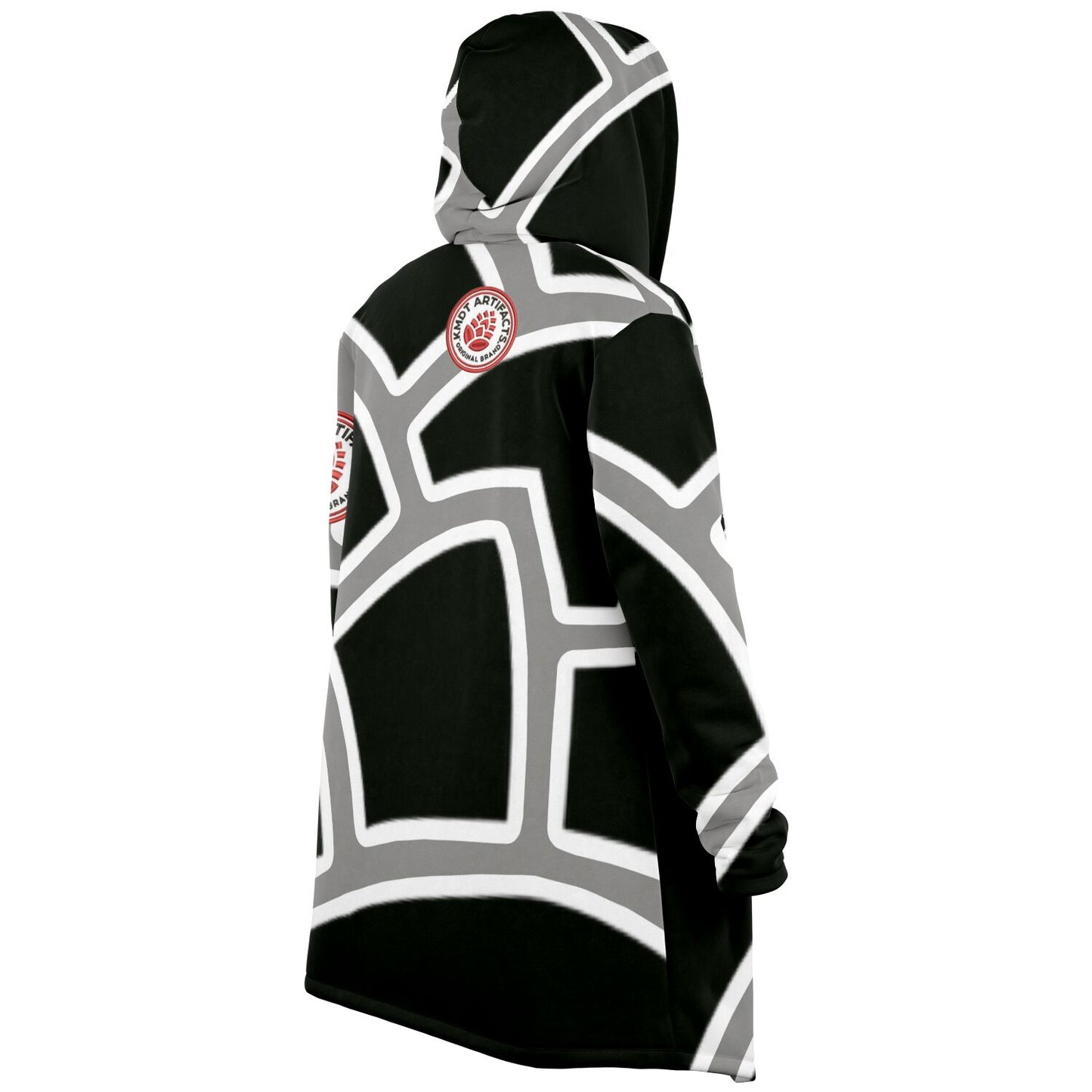 Microfleece Cloak - RedBlk AOP