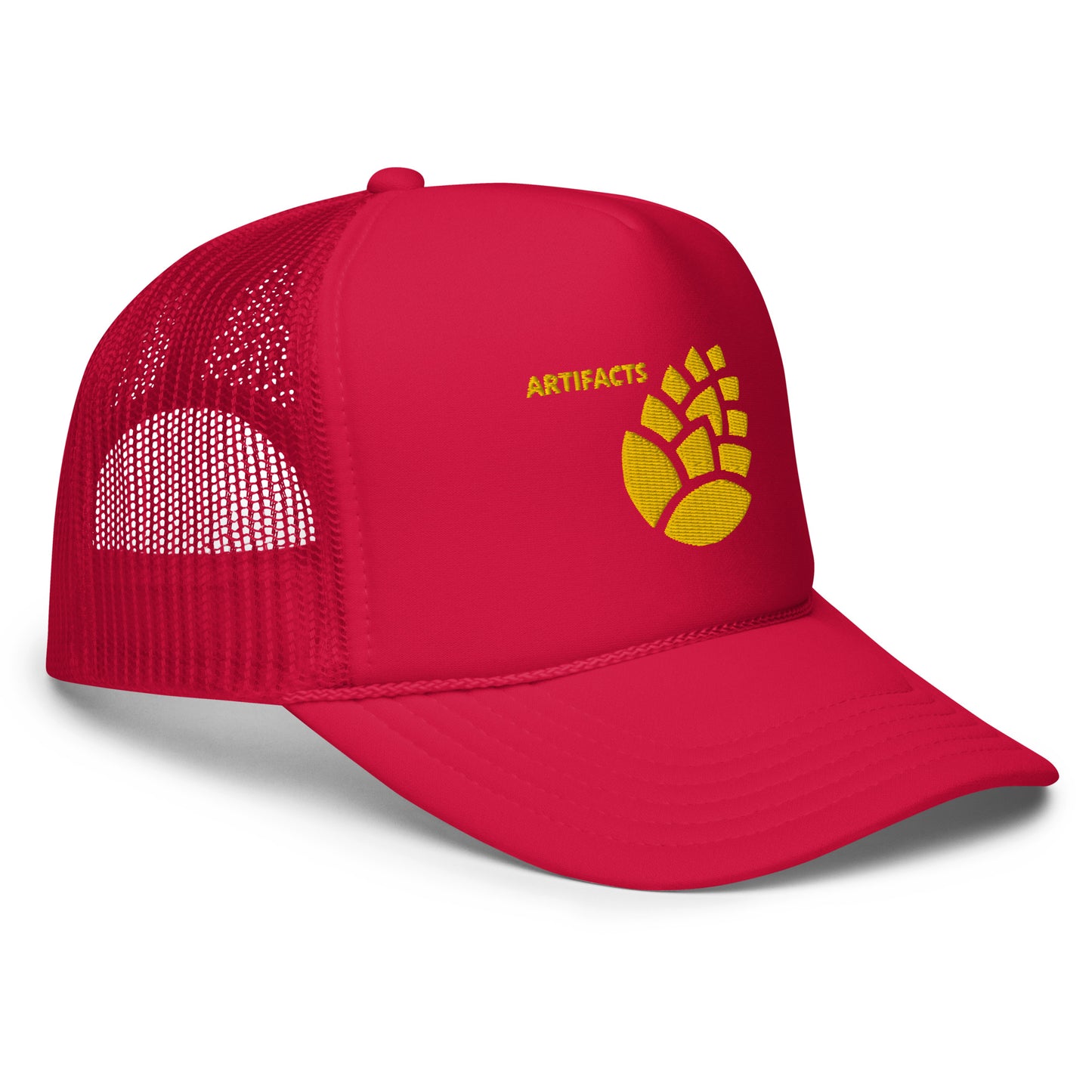 Artifacts Foam trucker hat ( available in navy, black,and red )