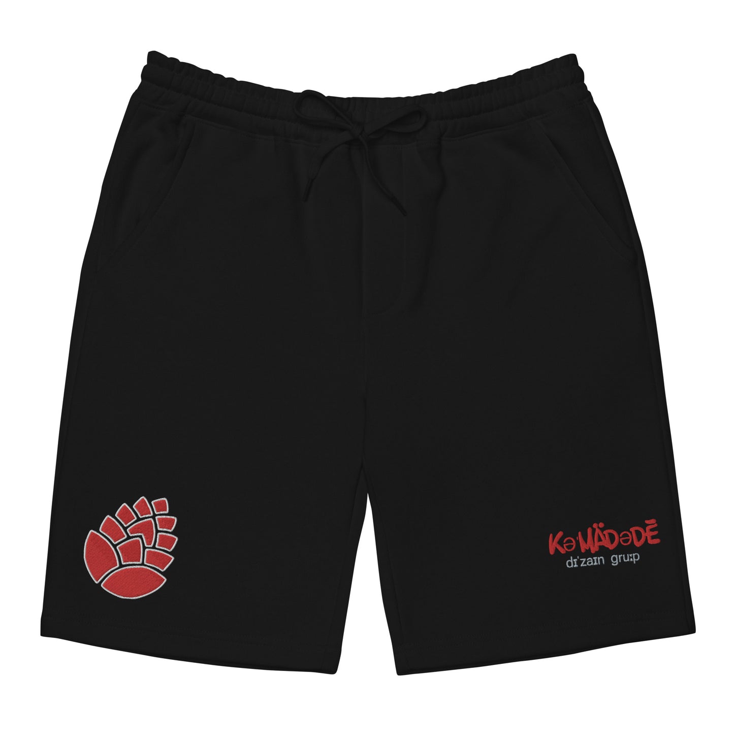 DG Red Cone Men's fleece shorts