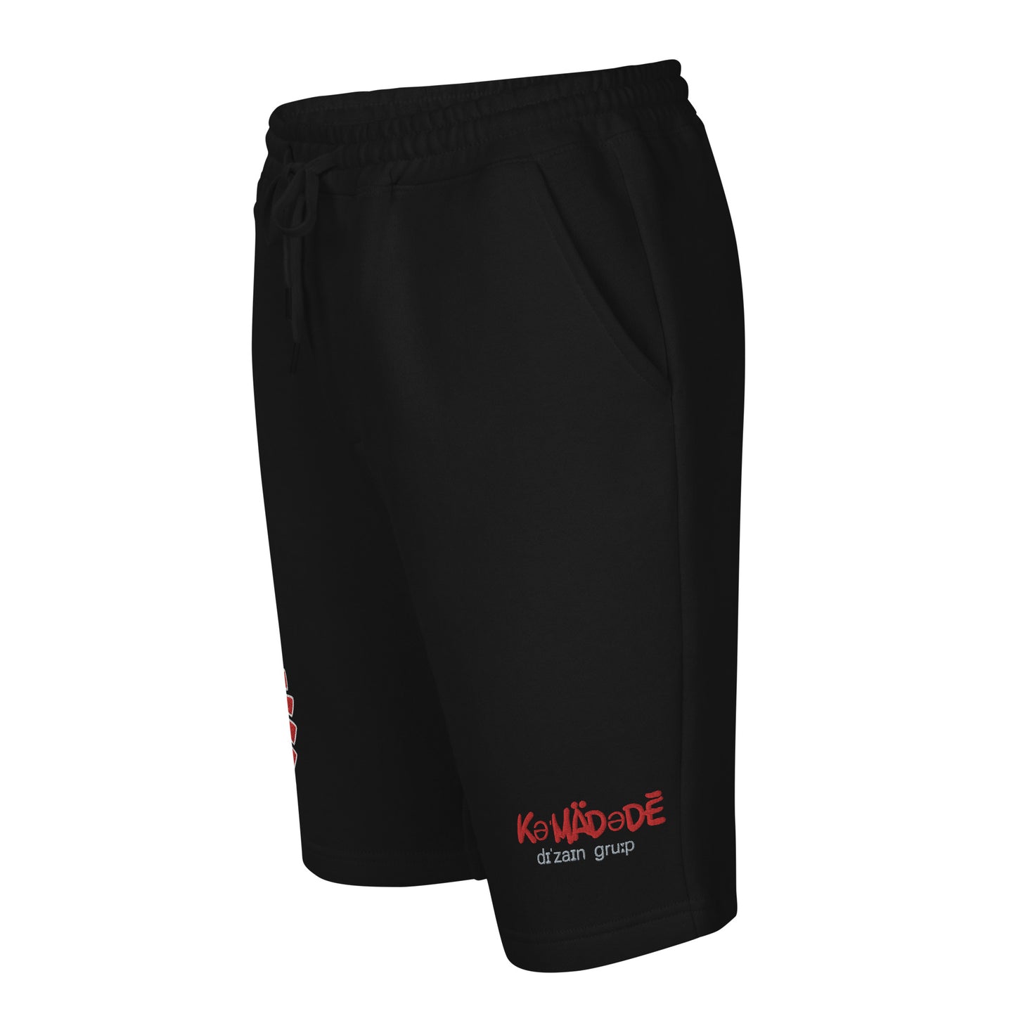 DG Red Cone Men's fleece shorts