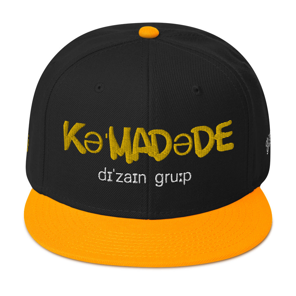 DG Snapback Hat Gold/Blk