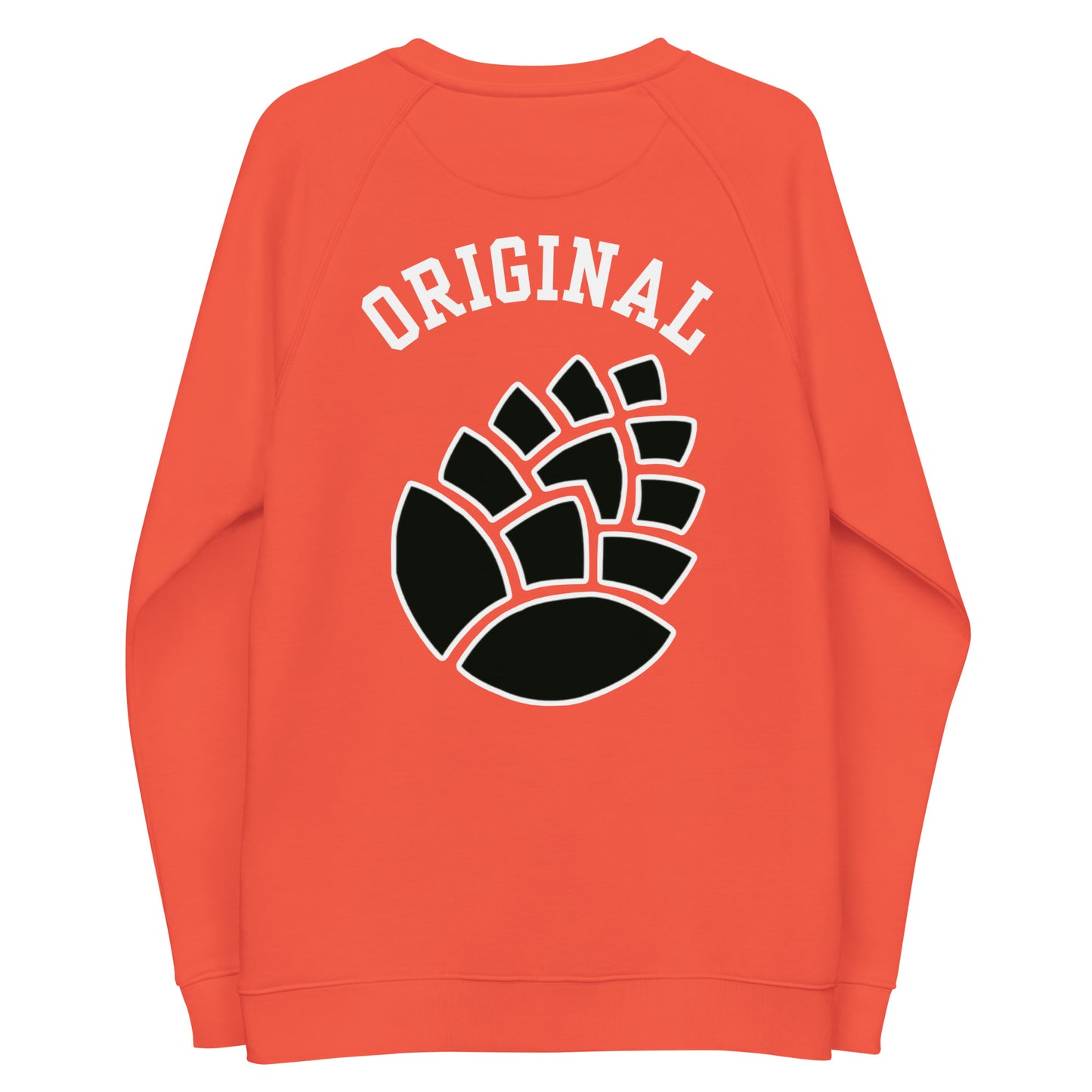 Original Brand Unisex organic raglan sweatshirt