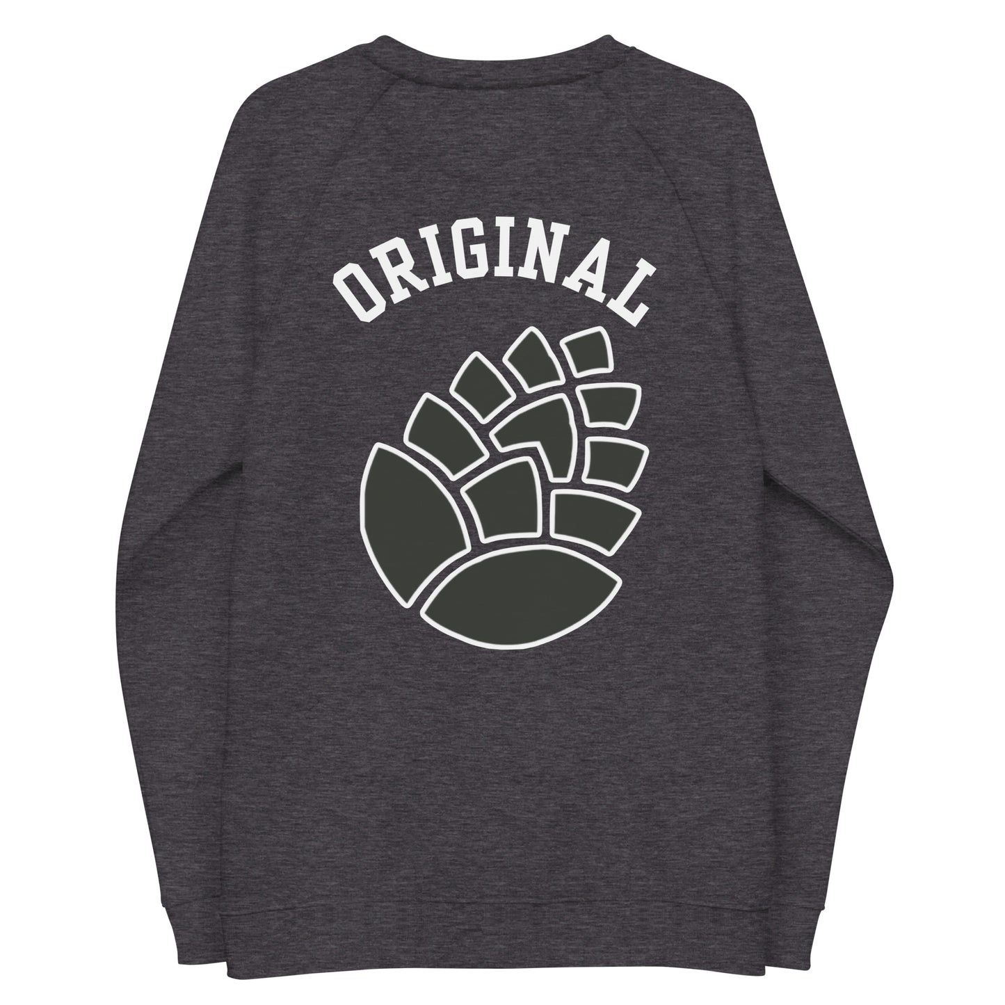 Original Brand Unisex organic raglan sweatshirt