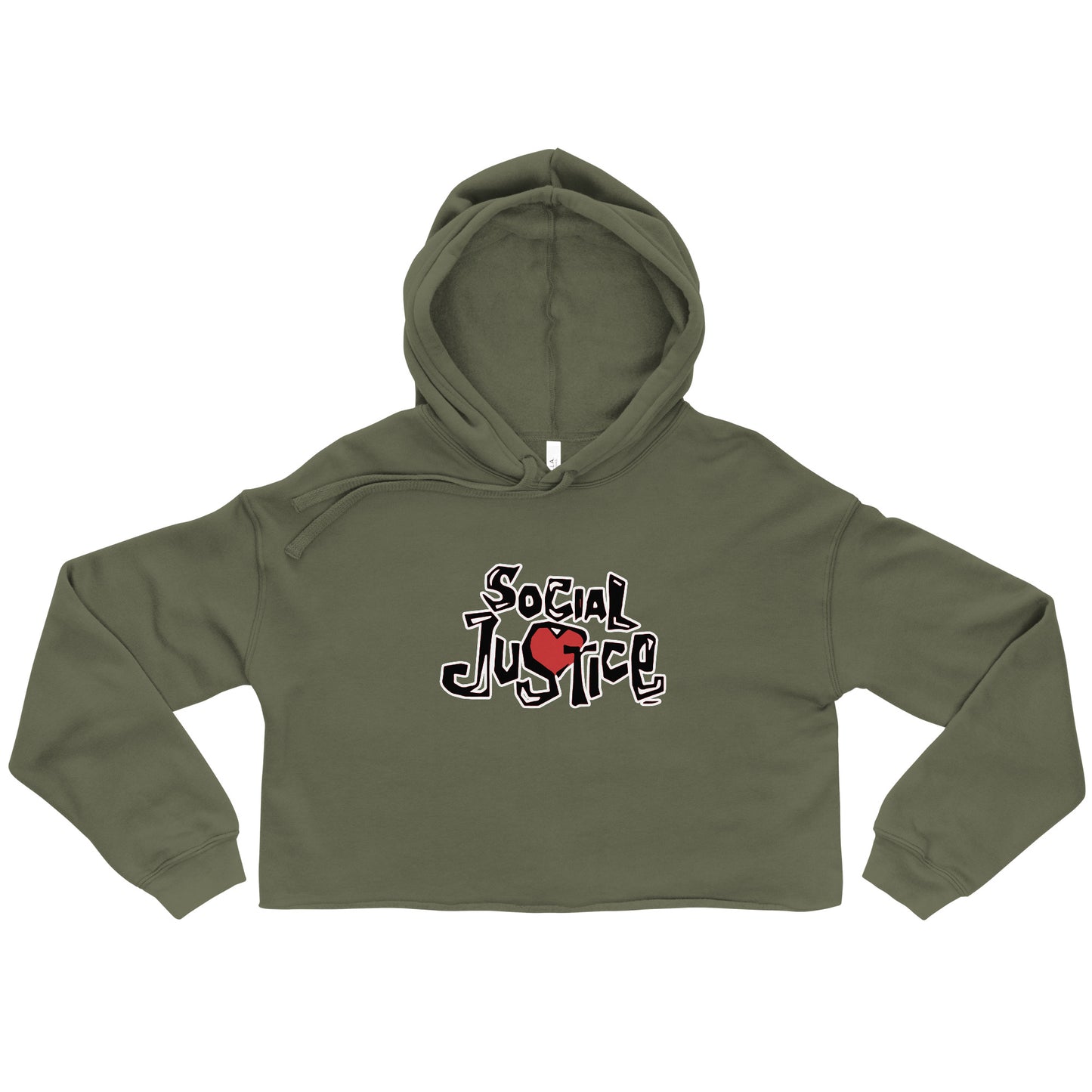 ( BHM) Social Justice Crop Hoodie