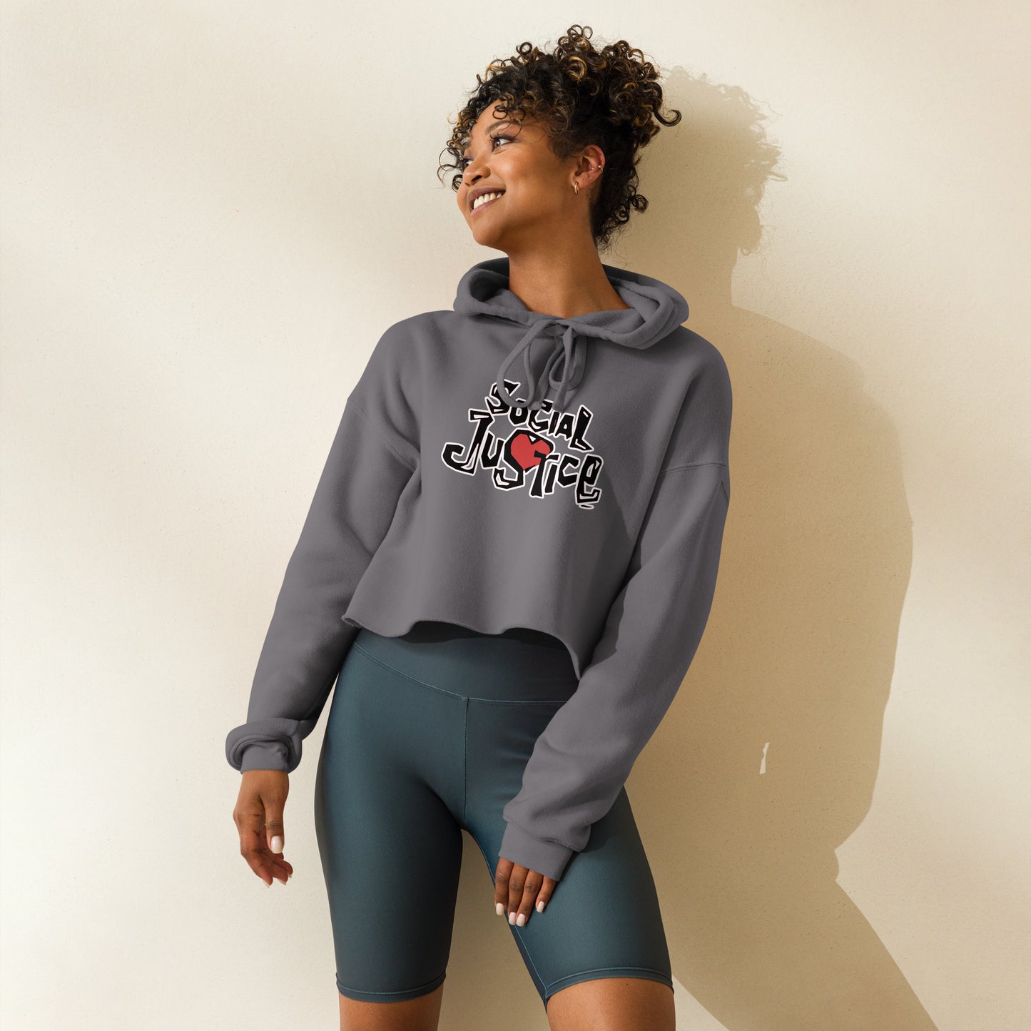 ( BHM) Social Justice Crop Hoodie