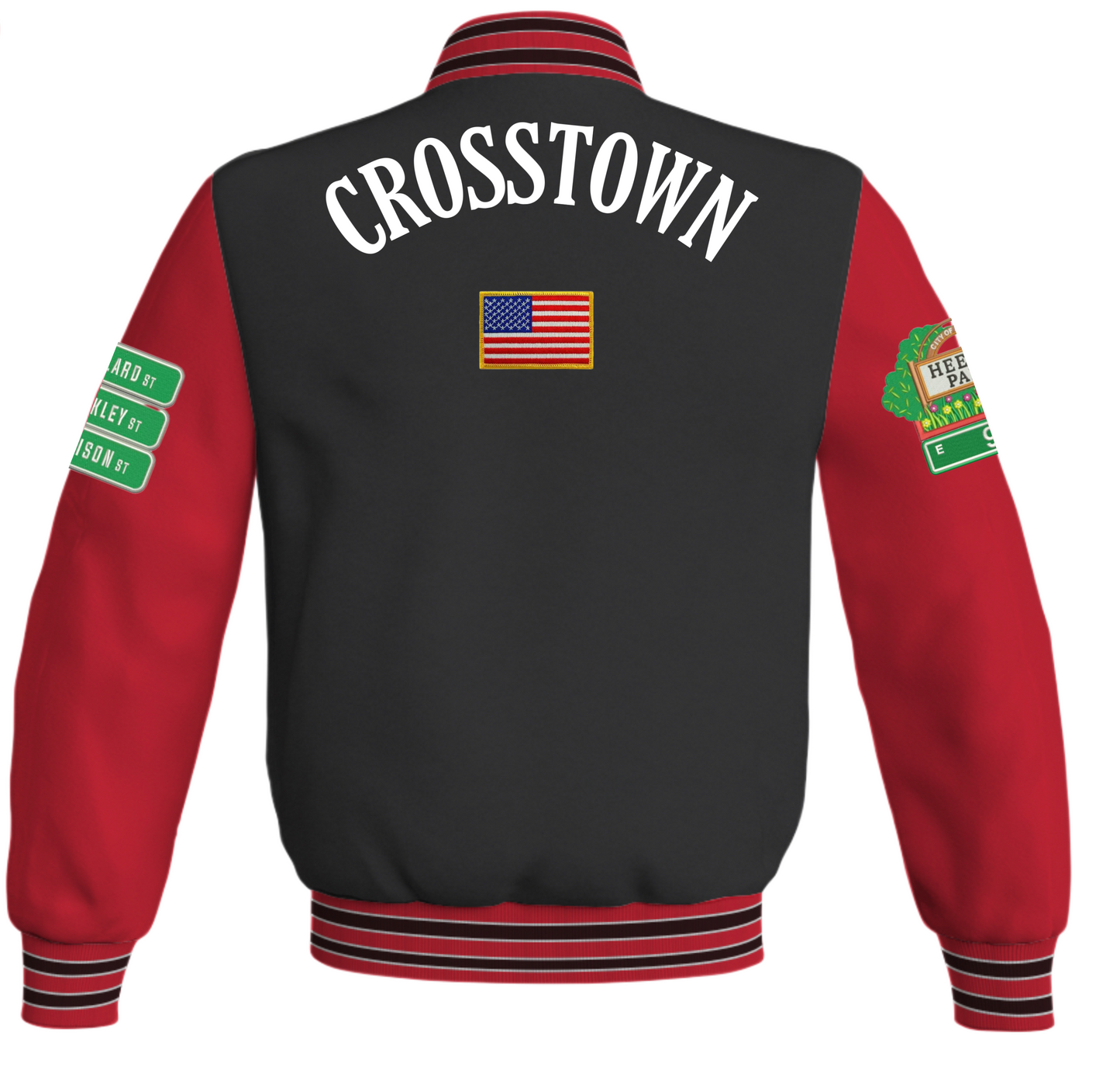 Original Crosstown Letterman Red