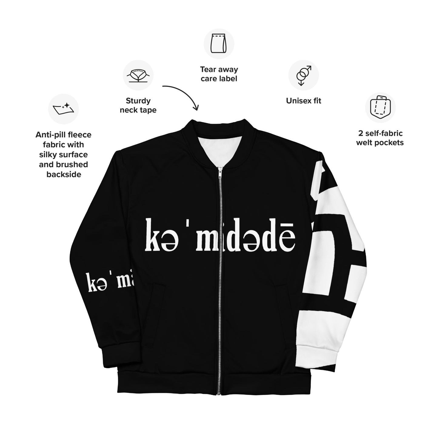 KMDT Unisex Bomber Jacket