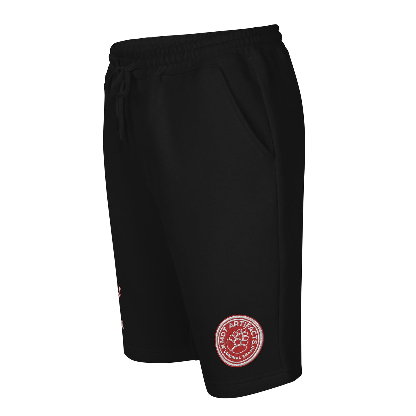 DodgeCity Red Men's fleece shorts