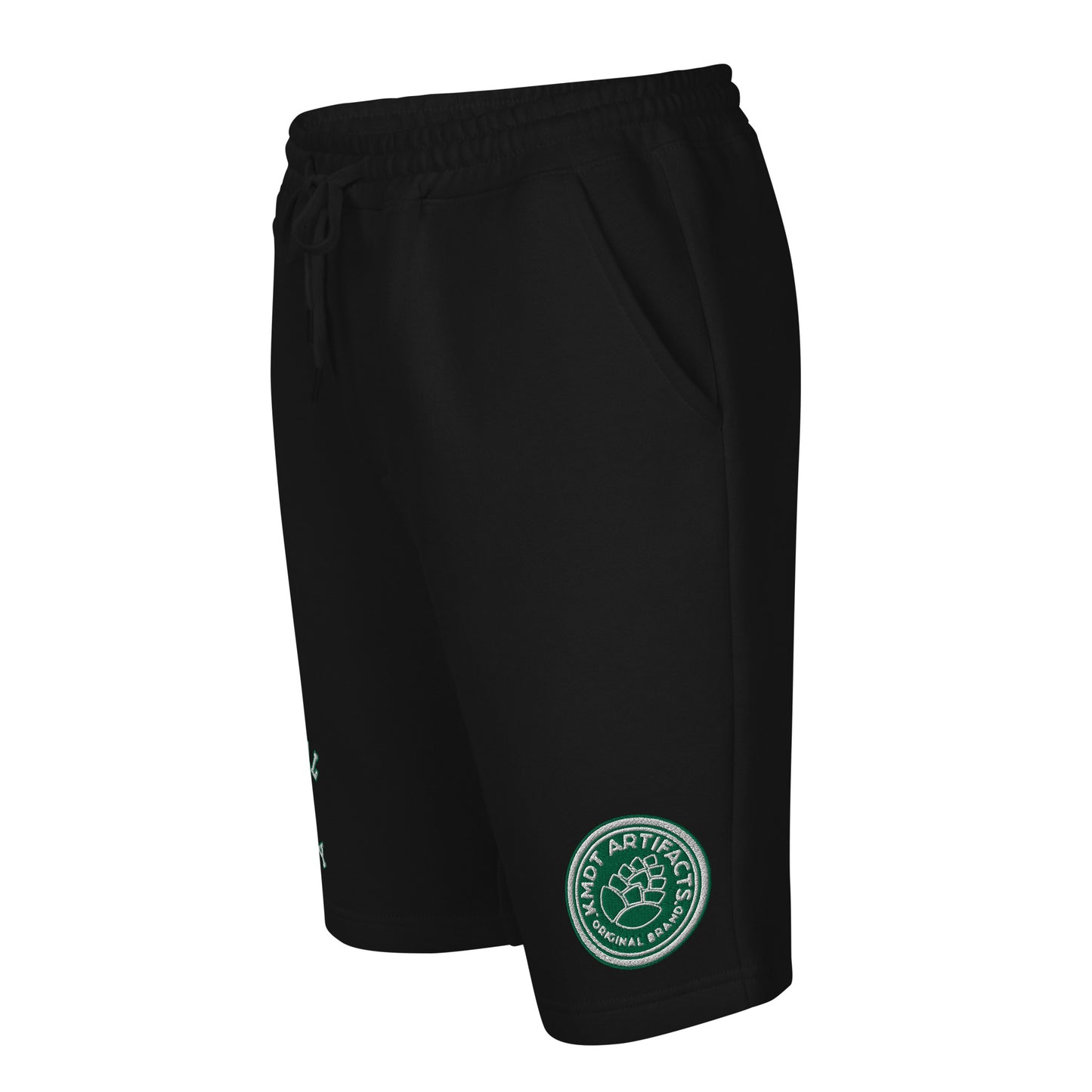 Dodge City green Men's fleece shorts