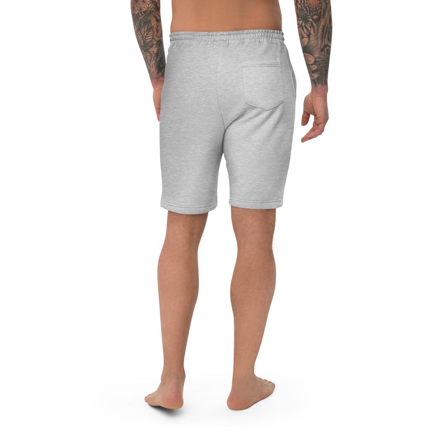 Dodge City maroon Men's fleece shorts