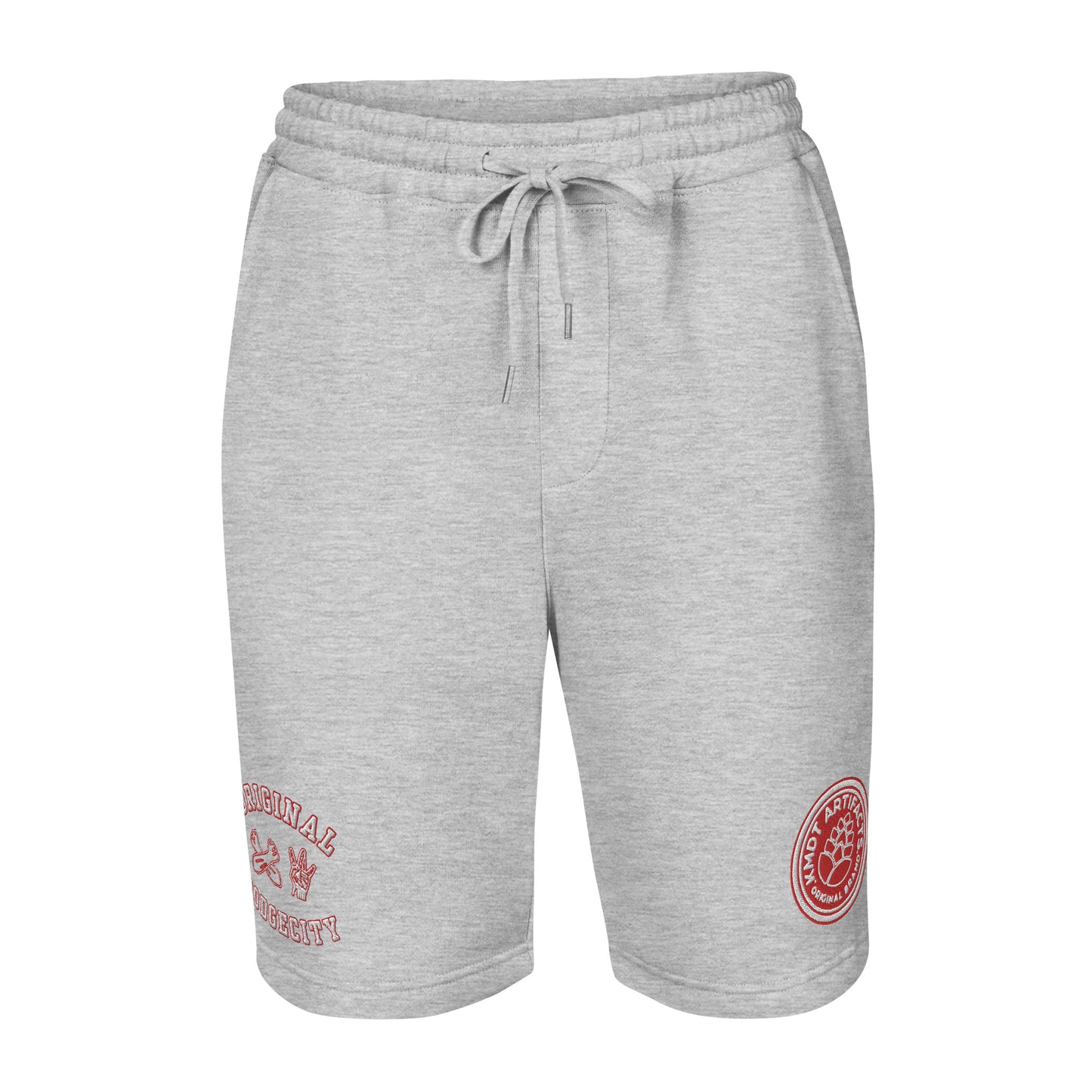 DodgeCity Red Men's fleece shorts