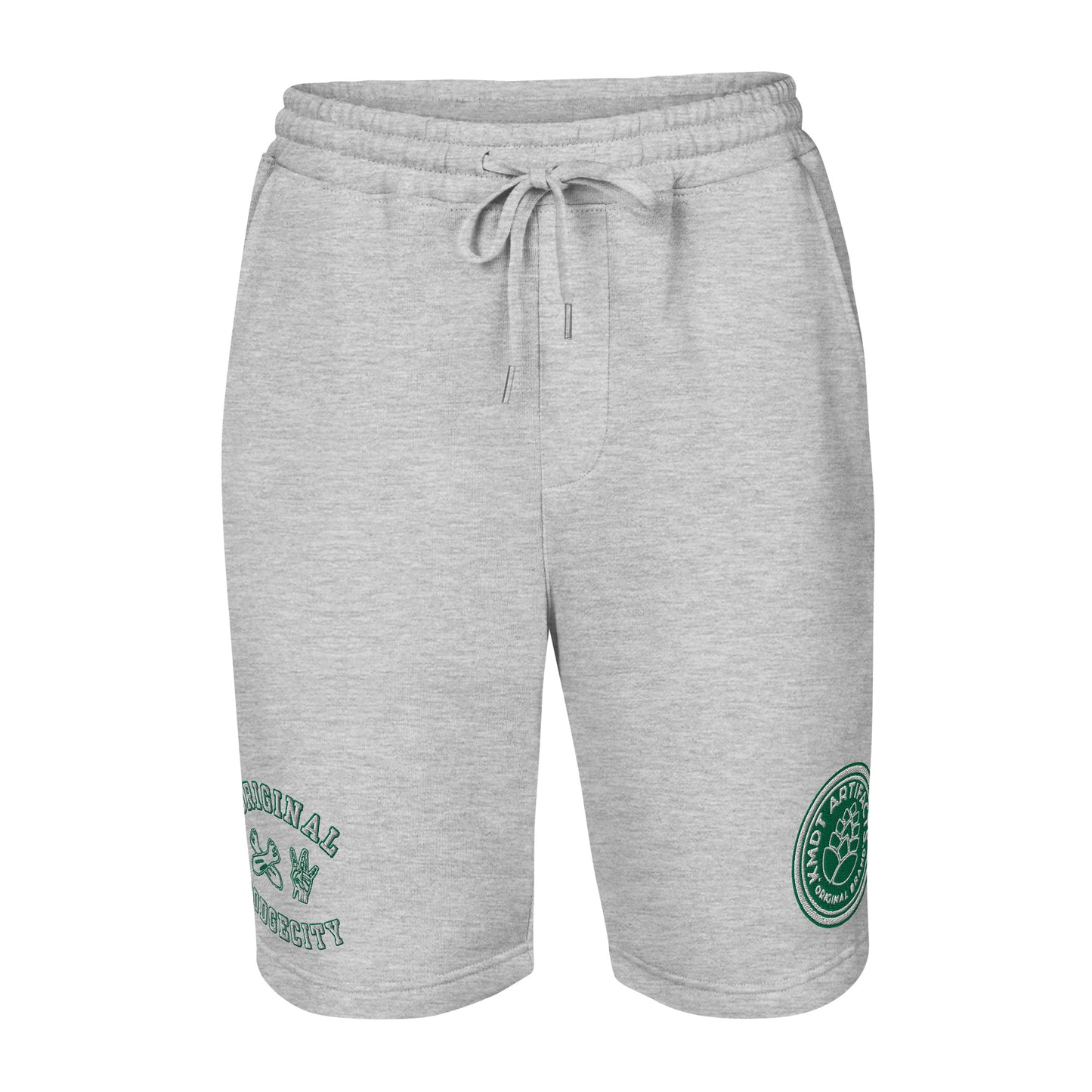 Dodge City green Men's fleece shorts