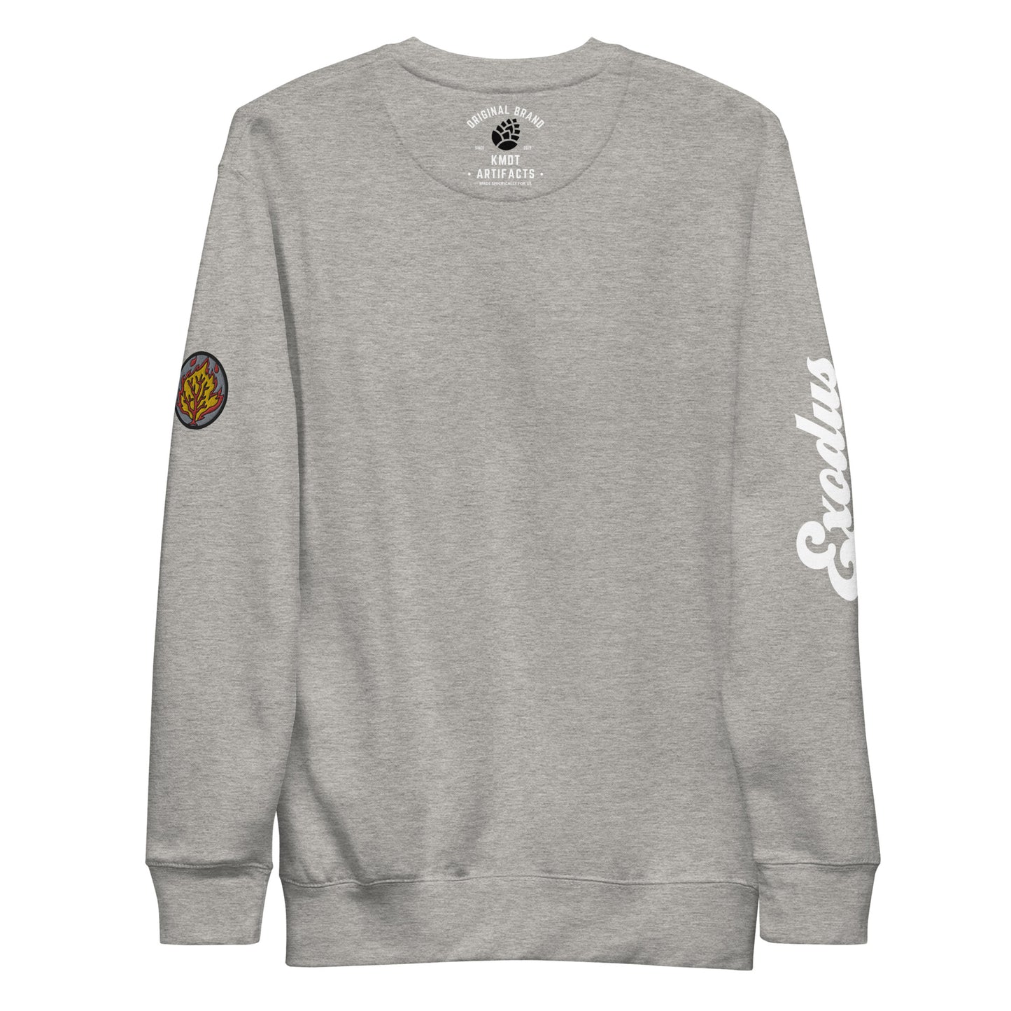 3 Ex. 2 BURNING BUSH Unisex Premium Sweatshirt/ Also in Charcoal Heather and Carbon Grey