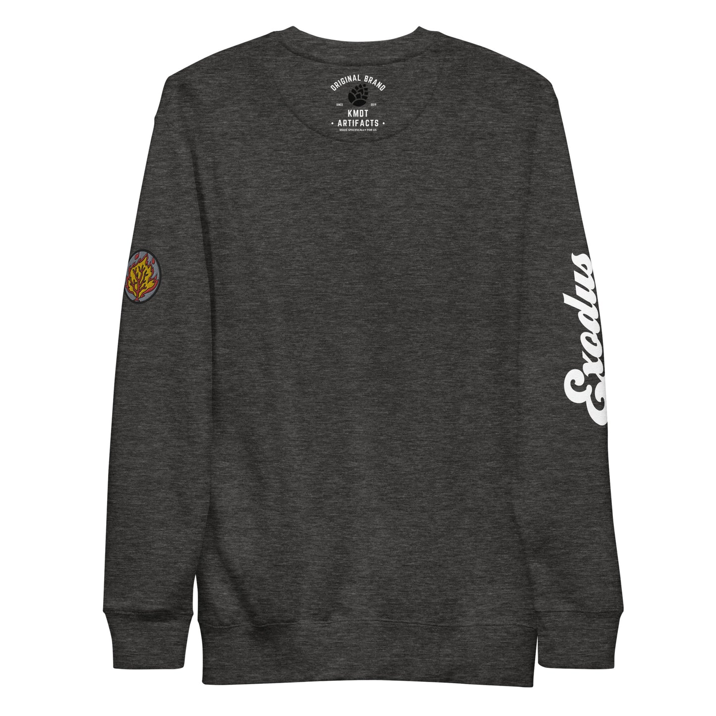 3 Ex. 2 BURNING BUSH Unisex Premium Sweatshirt/ Also in Charcoal Heather and Carbon Grey