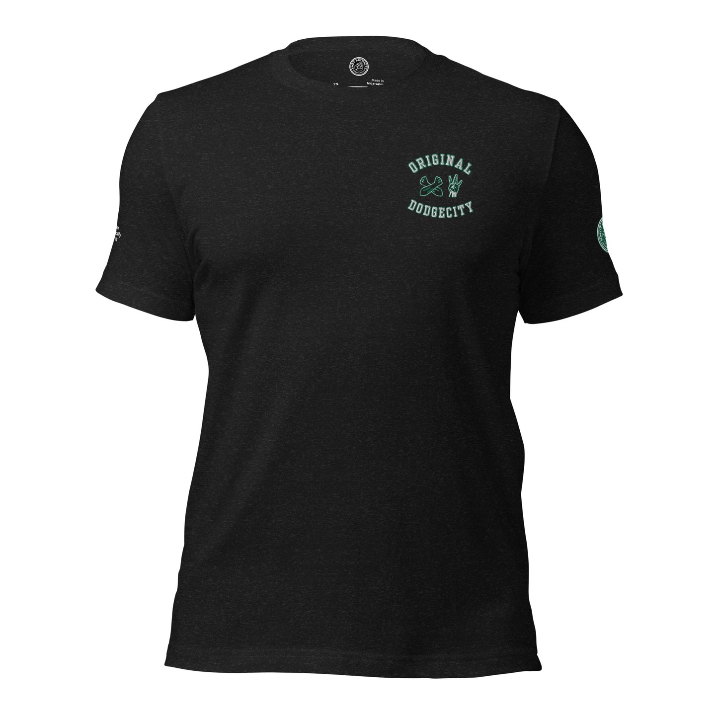 Dodge City green Unisex t-shirt