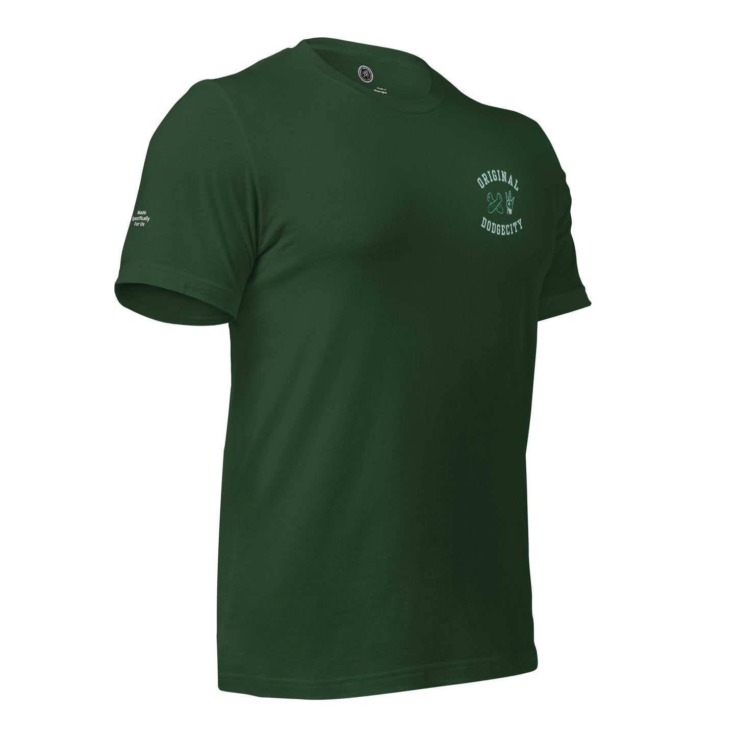 Dodge City green Unisex t-shirt